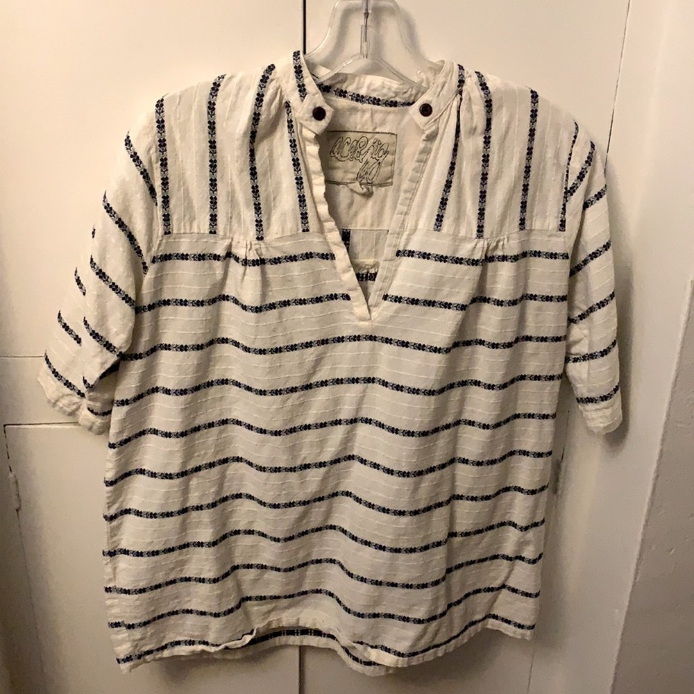 Ace & Jig shortsleeved blouse XS